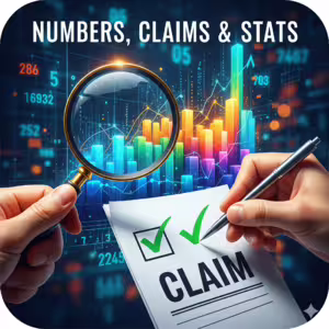 Numbers, Claims & Stats